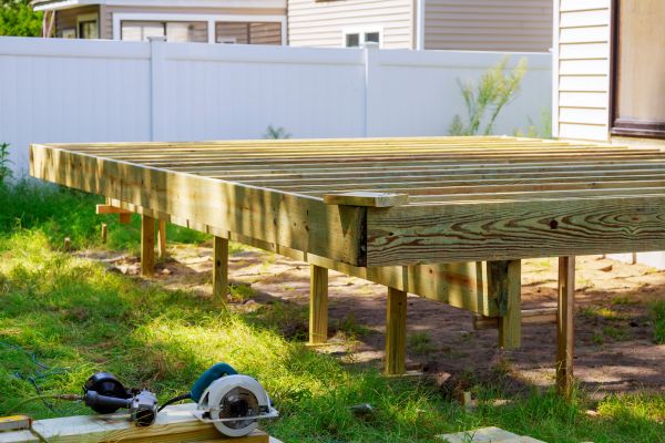 Elevated Deck Installation in Saint Joseph