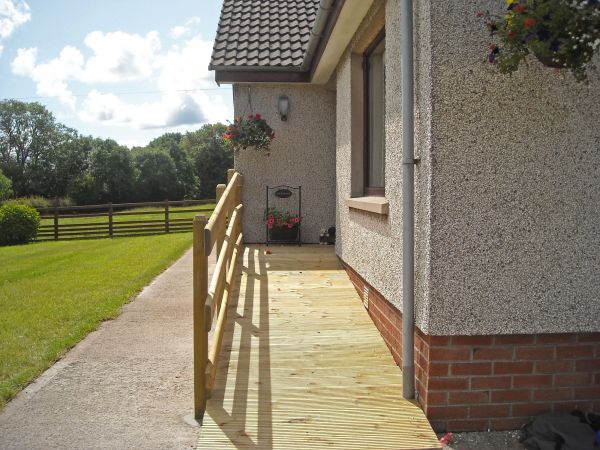 Hardwood Ramp Installation in Saint Joseph