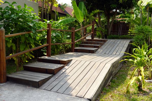 Wood Ramp Installation in Saint Joseph