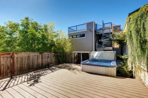 Hot Tub Deck Installation in Saint Joseph