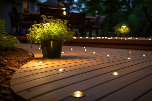 Ground Level Deck Construction in Saint Joseph
