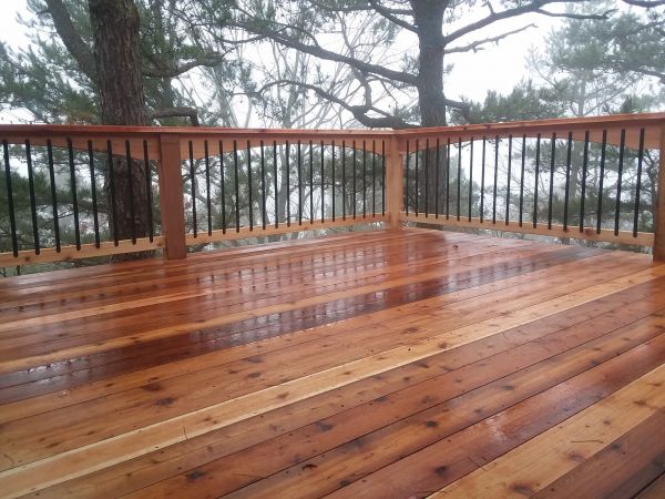 Cedar Deck Repair in Saint Joseph